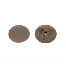 Заглушка для шуруп-стяж. PZ 5 /HEX 5 мм тёмно-бежевая (15 шт) - пакет  Krep  106208  Tech-KREP