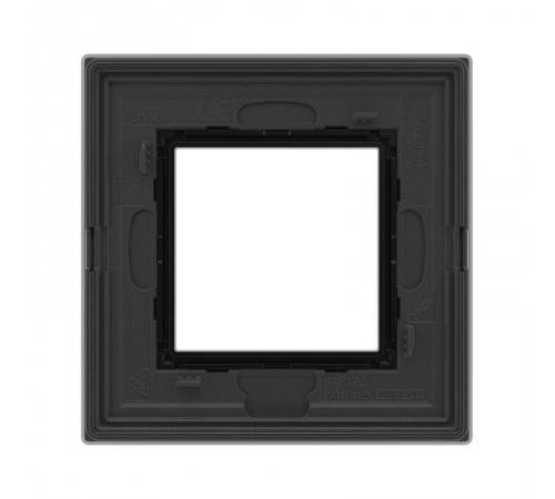 Рамка из натурального стекла, "Avanti", черная, 2 модуля  4402822  DKC