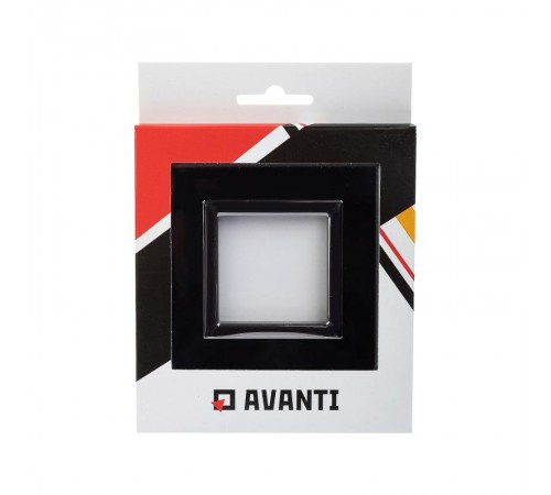 Рамка из натурального стекла, "Avanti", черная, 2 модуля  4402822  DKC