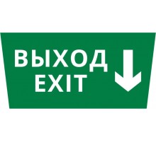 Пиктограмма ДСО-101-IP65 "Выход - вниз"  62293DEK  DEKraft