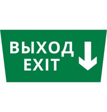 Пиктограмма ДСО-IP65 "Выход - вниз"  60475DEK  DEKraft