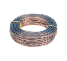 Кабель акустический 2х0,50 мм прозрачный BLUELINE (м. бухта 20 м)  01-6203-3-20  REXANT