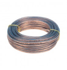 Кабель акустический 2х0,50 мм прозрачный BLUELINE (м. бухта 20 м)  01-6203-3-20  REXANT