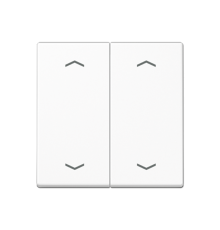 Клавиша для KNX кнопки, 2 группы, символы стрелки; дюропласт; белый  A102PWW  Jung