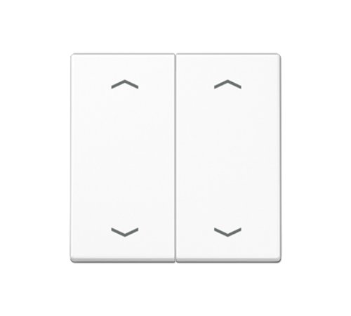 Клавиша для KNX кнопки, 2 группы, символы стрелки; термопласт; белый  A102PBFWW  Jung