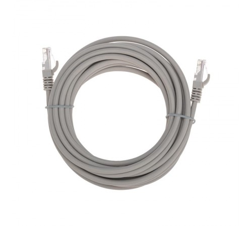 Патч-корд U/UTP CAT 6, RJ45-RJ45, 26AWG, LSZH, серый, 5м REXANT  02-0290-5  REXANT