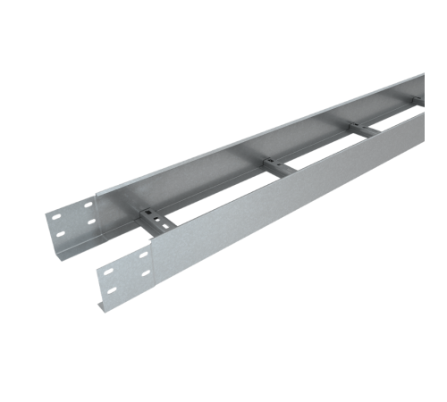 Лоток лестничный 100х100х1,2 L3000 мм "Быстрый монтаж" HD  LLS100-100-1.2-3000 HD  КМ-профиль