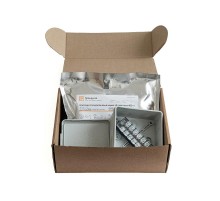 Коробка распределительная двухкомпонентная (HF) с компаундом и с 6-кл. зажимами, сечение до 2,5 мм, 100х100х50 серая IP68 PR80.0178  Промрукав