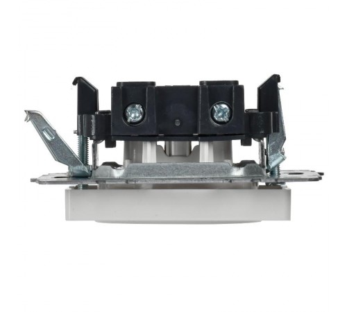 BRITE Розетка без заземления без шторок10А РС10-1-0-БрБ белый  BR-R10-10-K01  IEK