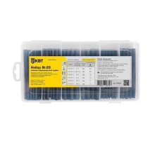 Набор клеевой термоусадочной трубки в органайзере "Набор №20"  86582  КВТ