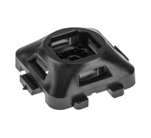 Площадка под стяжку усиленная для прямого монтажа 35х35мм, черная (50 шт/уп)  07-2109  REXANT