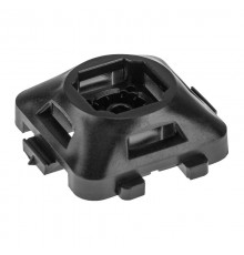 Площадка под стяжку усиленная для прямого монтажа 35х35мм, черная (50 шт/уп)  07-2109  REXANT