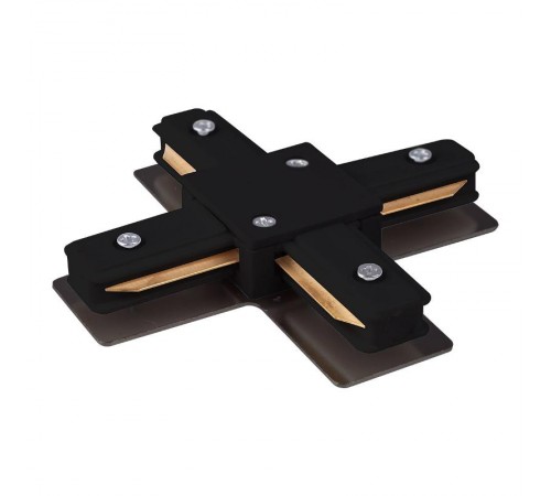 Коннектор для однофазного шинопровода Х-образный TRC-1-1-X-BK (черный)  a039586  Elektrostandard
