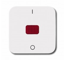 Клавиша для механизма 1-клавишного выключателя/переключателя/кнопки , серия Reflex SI, цвет альпийский белый  1731-0-0918   2CKA001731A0918  ABB