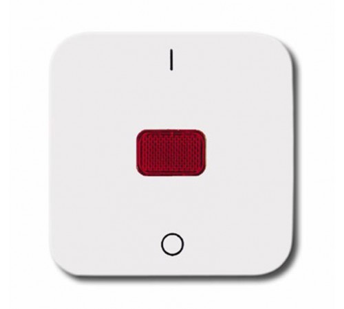 Клавиша для механизма 1-клавишного выключателя/переключателя/кнопки , серия Reflex SI, цвет альпийский белый  1731-0-0918   2CKA001731A0918  ABB