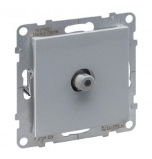 SUNO Розетка TV c топологией "звезда", с разъемом F-TYPE, 0-2400 МГц. Цвет "Алюминий"  721363  Legrand