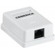 Розетка инф. настенная RJ45 кат. 5Е UTP 1 порт  CS2-1C5EU-12-G  GENERICA
