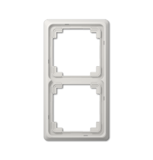 Рамка для вертикальной и горизонтальной установки, 2-кратная, светло-серая  CDP582LG  Jung