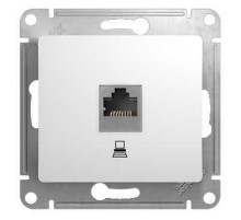 Glossa Белый Розетка компьютерная RJ45 кат.5E  GSL000181K  SE