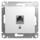 Glossa Белый Розетка компьютерная RJ45 кат.5E  GSL000181K  SE