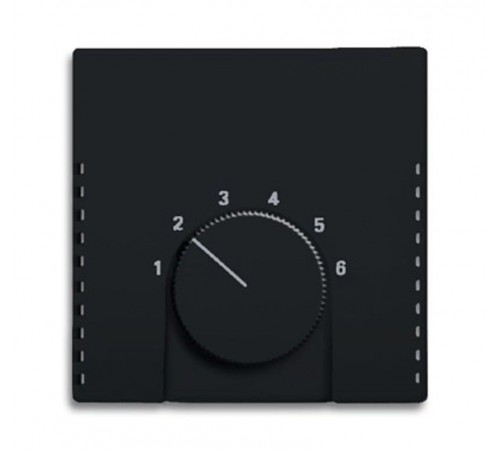 Плата центр. (накладка) для мех. терморегулятора (термостата) 1094 U, 1097 U, серия solo/future, цвет антрацит  1710-0-3629   2CKA001710A3629  ABB