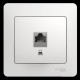 Glossa Белый Розетка компьютерная RJ45 кат.5E  GSL000181K  SE