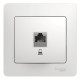 Glossa Белый Розетка компьютерная RJ45 кат.5E  GSL000181K  SE