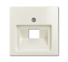 ABB Basic 55 Шале (белый) Накладка 1-ой ТЛФ/комп розетки наклонной  1753-0-0210   2CKA001753A0210  ABB