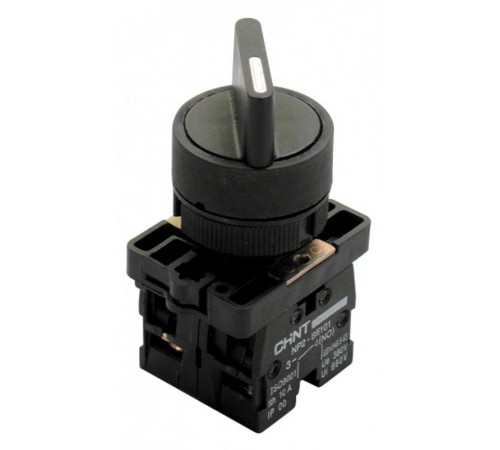 Переключатель NP2-ED33, 3 положения с фиксацией, 2НО IP40  574822  CHINT