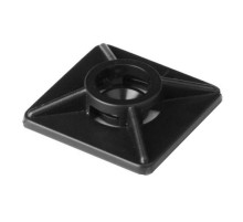 Монтажная база двойная самоклеящаяся 19x19, черная для хомутов шириной до 3,6мм  25469SR  DKC