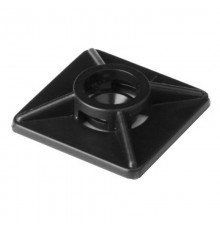 Монтажная база двойная самоклеящаяся 19x19 (спец.состав), черная для хомутов шириной до 3,6мм  25469SR3MV  DKC