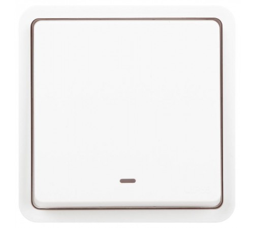 Переключатель ЭРА Эксперт 11-1527-01 с подсветкой IP55, 10АХ-250В, СУ, Белый  Б0063253  ЭРА