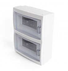 Бокс настенный 16 модулей, пластик, IP20, серия Standart (КНО-16Д), EBX50-3/16-20  39648  STEKKER