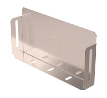 Заглушка лотка Стандарт INOX (AISI 409) 200х100  PR16.2522  Промрукав