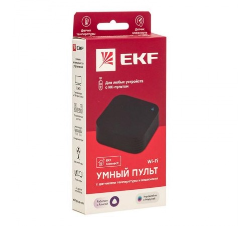 Умный пульт EKF Connect с датчиками температуры и влажности  irr-ths  EKF