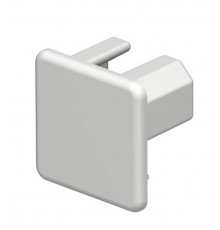 Торцевая заглушка кабельного канала WDK 20x20 мм (ПВХ,светло-серый) (WDK HE20020LGR)  6183611  OBO Bettermann