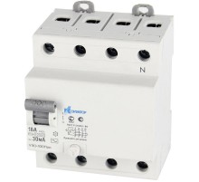 Выключатель дифференциального тока УЗО-100, 4P, 63A, Idn-100mA, тип AC  7000565 