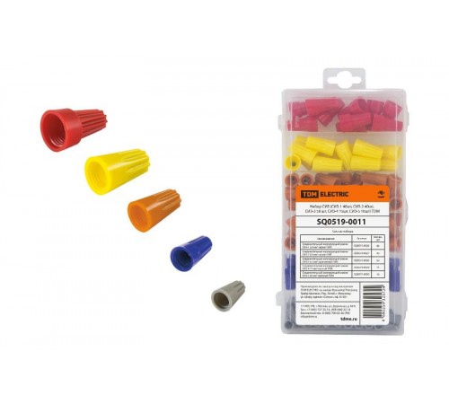 Набор СИЗ (СИЗ-1 40шт, СИЗ-2 40шт, СИЗ-3 50 шт, СИЗ-4 15шт, СИЗ-5 10шт)  SQ0519-0011  TDM