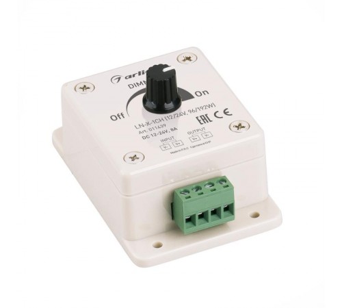 Диммер LN-X-1CH (12/24V, 96/192W)  011439  Arlight