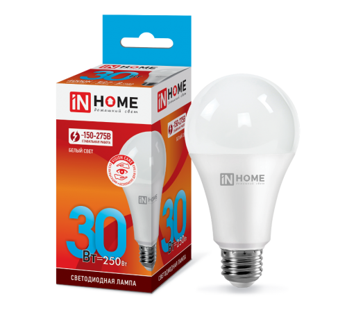 Лампа светодиодная LED-A70-VC 30Вт 230В Е27 4000К 2700Лм  4690612024141  IN HOME