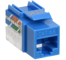 Модуль Keystone Jack кат.6A UTP 110 IDC 90град синий  CS1-1C6AU-11-03  ITK