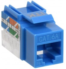 Модуль Keystone Jack кат.6A UTP 110 IDC 90град синий  CS1-1C6AU-11-03  ITK