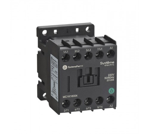 КОНТАКТОР MC1K 4P(2НО+2НЗ) 12A AC400V 50/60Hz  MC1K12008V7  Systeme Electric