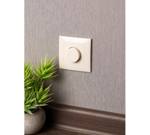 Валенсия светорегулятор 600W 220В кремовый EKF PROxima   EWD06-101-20   EKF