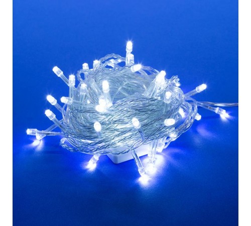 Гирлянда светодиодная  с контроллером ULD-S0700-060/DTA WHITE IP20   7м. 60 диодов. белый свет. шнур прозр..  UL-00005260  Uniel