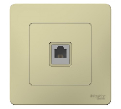 Blanca Бежевый С/У Розетка телефонная RJ11  BLNIS011007  SE