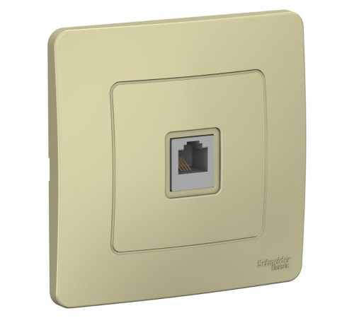 Blanca Бежевый С/У Розетка телефонная RJ11  BLNIS011007  SE