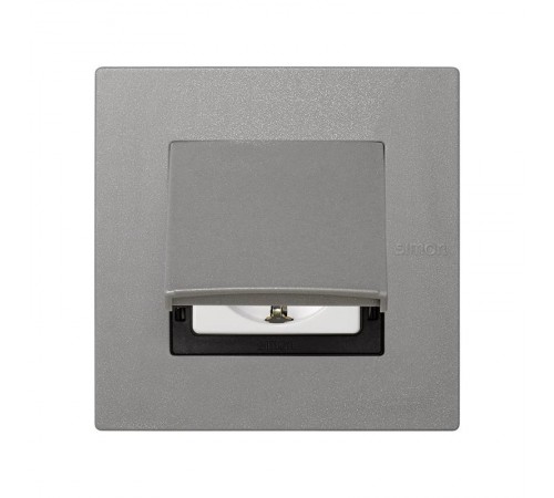 Simon 27 Крышка откидная для розетки (механизм S27), IP44, IK07, Scudo, серый  2705092-063  Simon