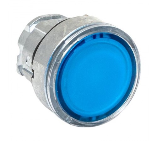 Механизм исполнительный кнопки XB4 синий плоский возвратный без фиксации, с подсветкой IP65  XB4BW-B-65  EKF