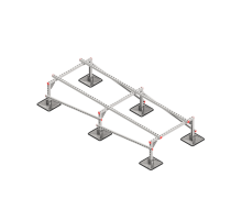 Опорная конструкция для установки оборудования TECHNORAPTOR STEELFOOT 1000х2500  KM-TR-STF-SSEI-1000-2500  КМ - профиль